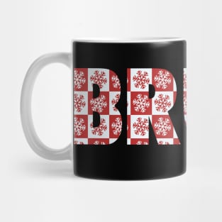 funny sayings bruh brother greeting Christmas Mug